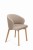 Krzesło Tapicerowane FLAVIO 5 dąb artisan tkanina 730 (Portland Taupe)