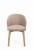 Krzesło Tapicerowane FLAVIO 5 dąb artisan tkanina 730 (Portland Taupe)