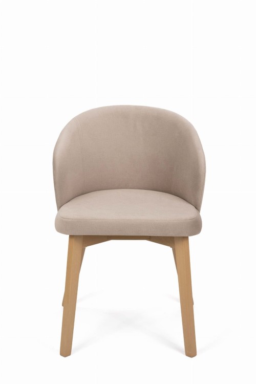 Krzesło Tapicerowane FLAVIO 5 dąb artisan tkanina 730 (Portland Taupe)