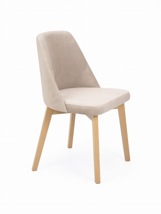 Krzesło tapicerowane Flavio 1 dąb artisan tkanina 730 (Portland Taupe)