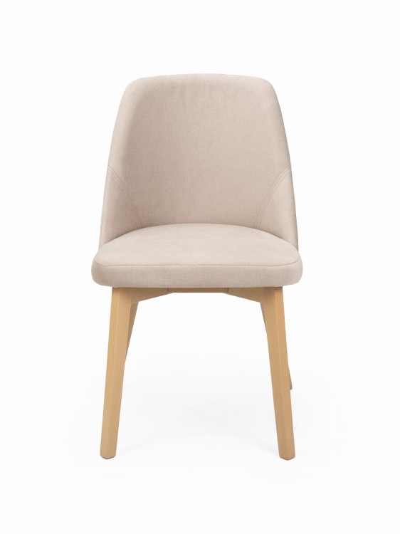 Krzesło tapicerowane Flavio 1 dąb artisan tkanina 730 (Portland Taupe)