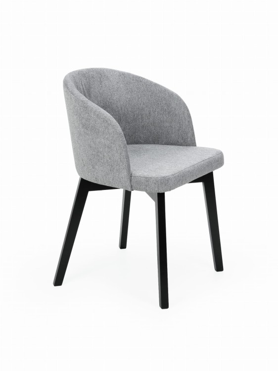 Krzesło tapicerowane Flavio 2  czarne tkanina 729  (Serta 12)