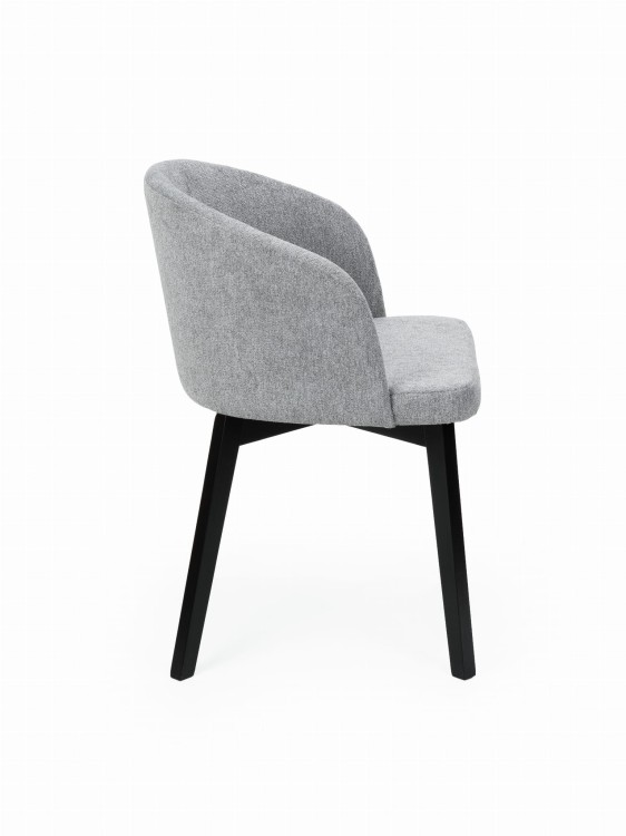 Krzesło tapicerowane Flavio 2  czarne tkanina 729  (Serta 12)