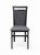 Krzesło Angelo 3 kolor czarny  tkanina 731 (Portland Black)