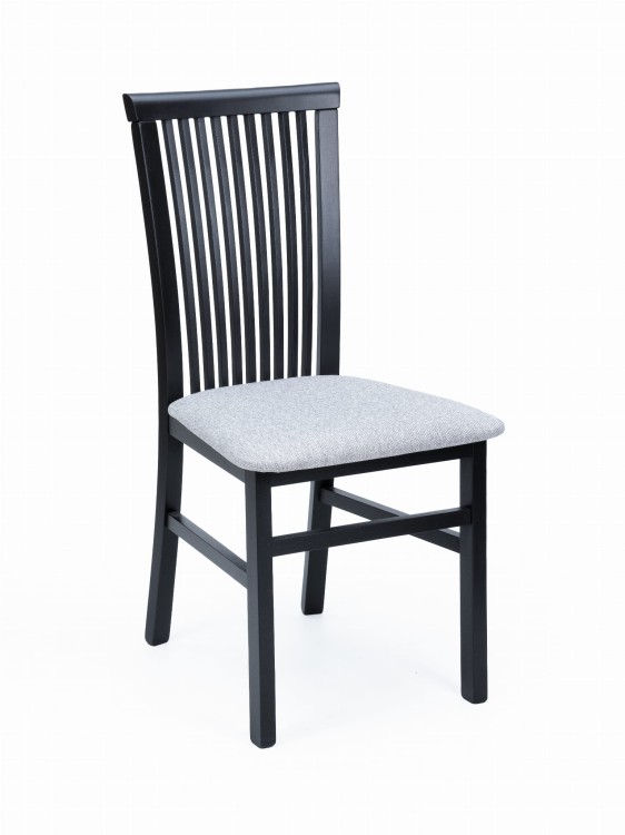 Krzesło Angelo 1 czarne siedzisko tkanina 703 (Megan 363)