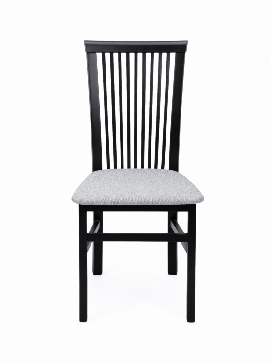 Krzesło Angelo 1 czarne siedzisko tkanina 703 (Megan 363)