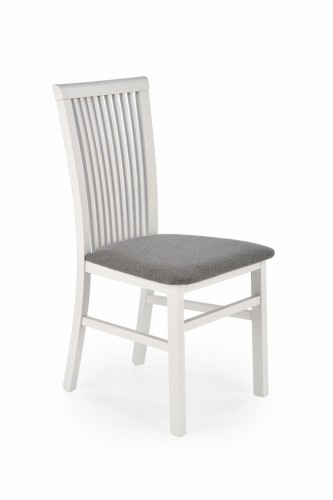 Krzesło Angelo białe siedlisko tapicerowane