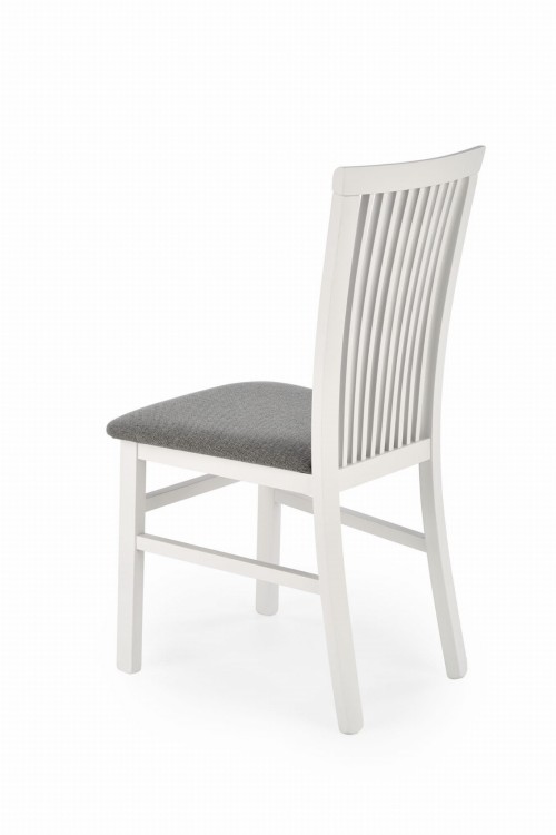 Krzesło Angelo białe siedlisko tapicerowane