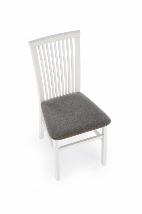 Krzesło Angelo białe siedlisko tapicerowane