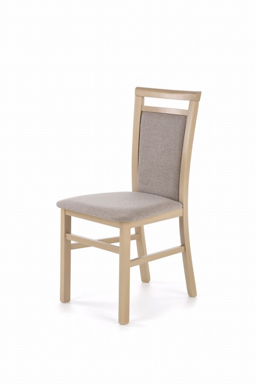 Krzesło Angelo 3 dąb artisan  tkanina  odcień brązu