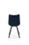 K332 krzesło nogi - czarne, siedzisko - granatowy (1p=2szt)
