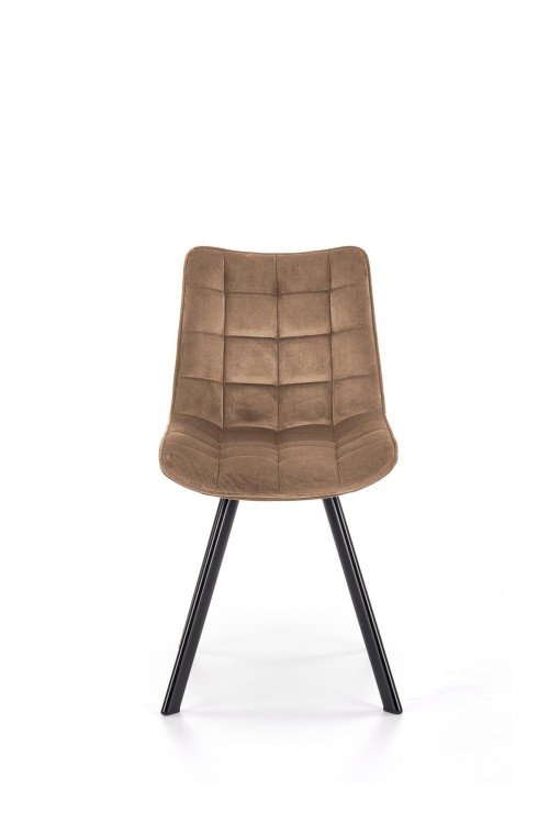 K332 krzesło nogi - czarne, siedzisko - beżowy (1p=2szt)