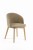 Krzesło tapicerowane Flavio 2  Buk naturalny tkanina Odcień beżu