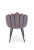 K410 krzesło popielaty velvet (1p=1szt)