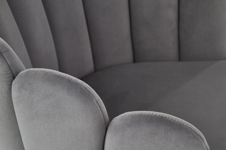 K410 krzesło popielaty velvet (1p=1szt)