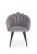 K410 krzesło popielaty velvet (1p=1szt)