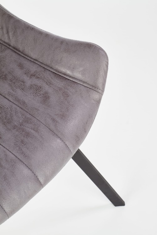 K279 krzesło popielaty / czarny (2p=4szt)