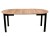 Stół okrągły rozkładany 102-182cm Dąb Craft/Czarny