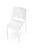 Krzesło ogrodowe sztaplowane białe
