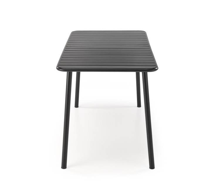 Stół ogrodowy prostokąt czarny