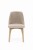 Flavio 1 krzesło tapicerowane beżowe nogi dąb artisan