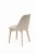 Flavio 1 krzesło tapicerowane beżowe nogi dąb sonoma