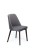 Flavio 1 krzesło tapicerowane grafitowe nogi orzech