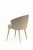 Mirek 5 krzesło tapicerowane beżowe nogi dąb artisan