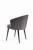 Mirek 5 krzesło tapicerowane szare nogi czarne