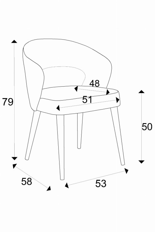Mirek 6 krzesło tapicerowane beżowe nogi czarne
