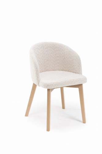 Flvaio 2 krzesło tapicerowane piaskowe nogi dąb artisan