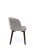 Flavio 2 krzesło tapicerowane bukowe szare nogi kolor orzech