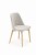 Flavio 1 krzesło tapicerowane szare nogi dąb artisan
