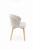 Flavio 5 krzesło tapicerowane szare nogi dąb artisan