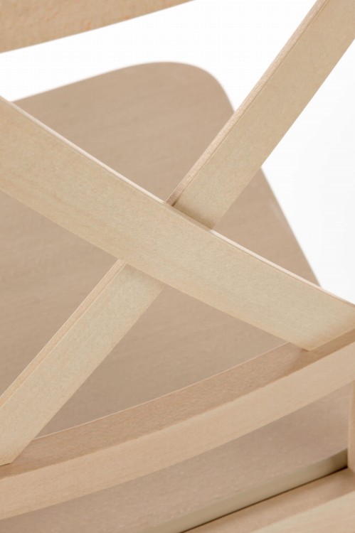 Lucek 1 krzesło bukowe dąb sonoma