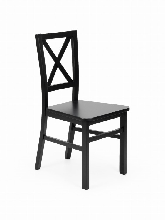 Lucek 1 krzesło bukowe czarne