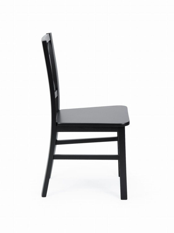 Lucek 1 krzesło bukowe czarne