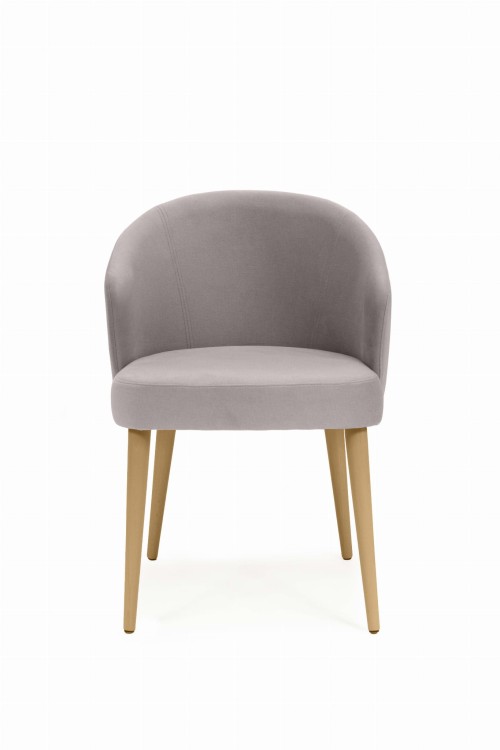 Mirek 5 krzesło tapicerowane tkanina do wyboru nogi dąb miodowy