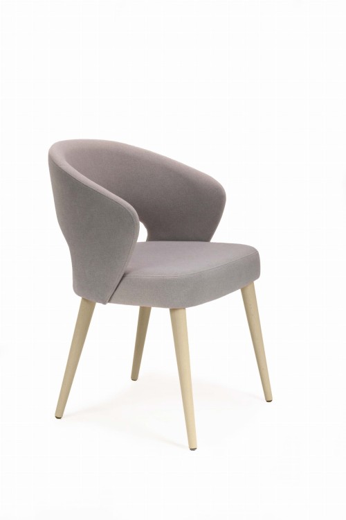 Mirek 6 krzesło tapicerowane tkanina do wyboru nogi dąb sonoma