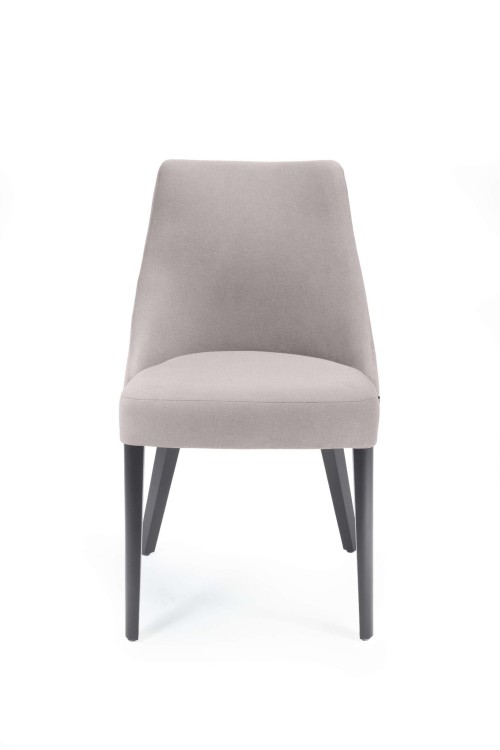 Caro 2 krzesło tapicerowane tkanina do wyboru nogi grafitowe
