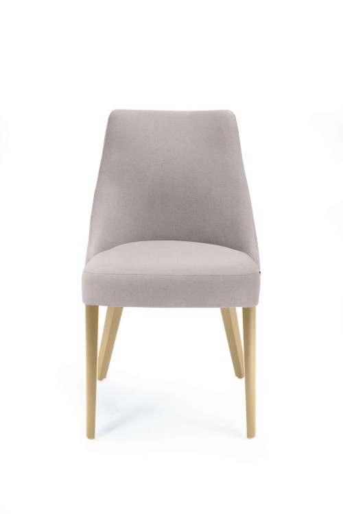 Caro 2 krzesło tapicerowane tkanina do wyboru nogi dąb artisan