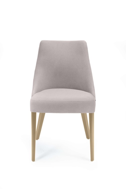 Caro 2 krzesło tapicerowane tkanina do wyboru nogi dąb sonoma